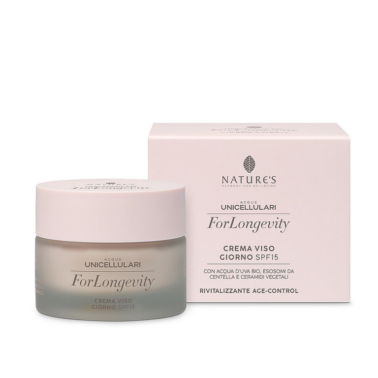 Acque Unicellulari For Longevity Crema Viso Giorno SPF15