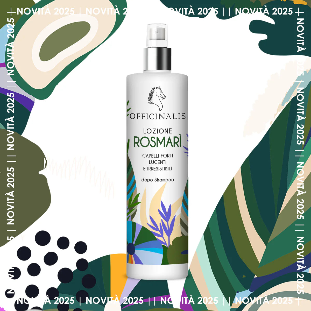 ROSMARI - Lozione risciacquo per capelli all'acqua di Rosmarino