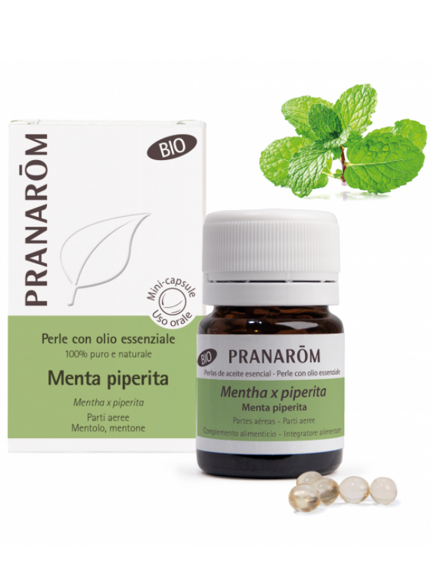 Olio essenziale di Menta piperita – 60 Mini-capsule