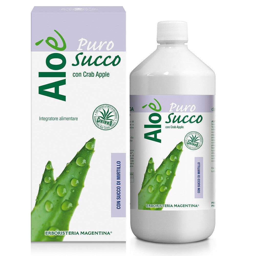 Aloè Puro con Succo di Mirtillo