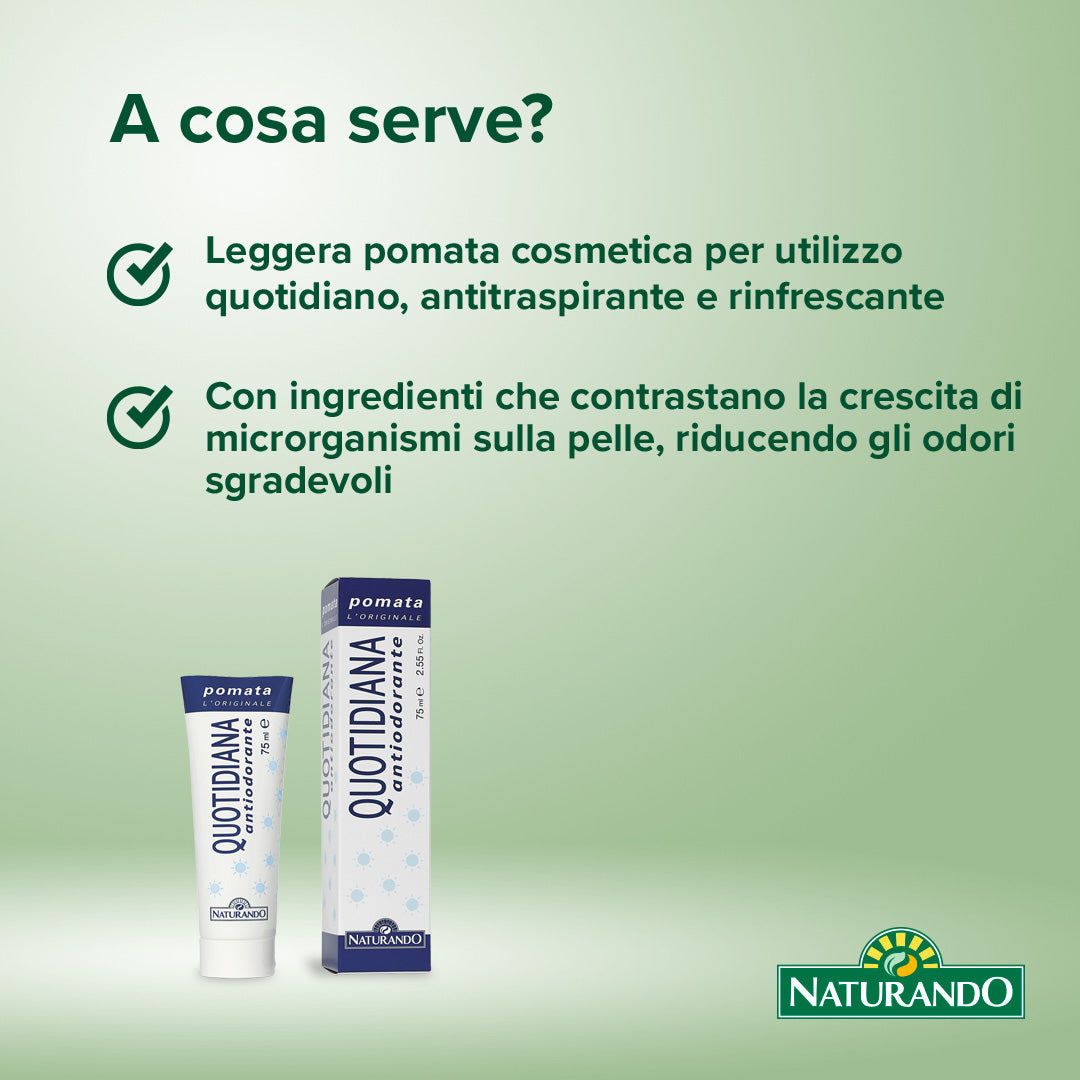 Quotidiana Antiodorante Pomata 75 ml